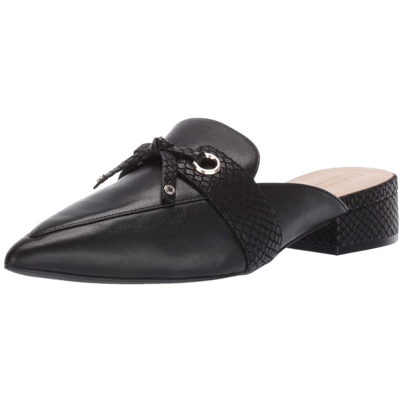 Cole Haan Emily Black Leather Mules Flats Sandals - Picture 7 of 12